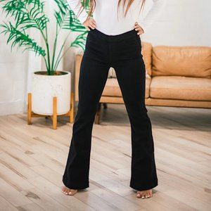 Cello Mid Rise Pull On Flare Jegging, Black XL * - NWT!